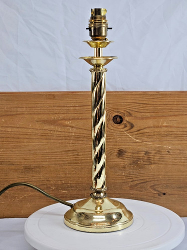 Next brass candlestick table - brass,
