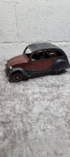Large Tin Plate Vintage Citroën 2CV Model Car