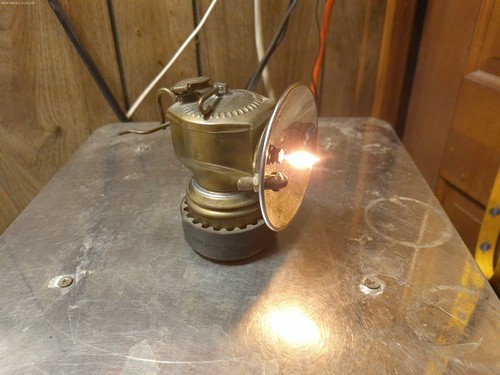 Working justrite carbide lamp - justrite,
