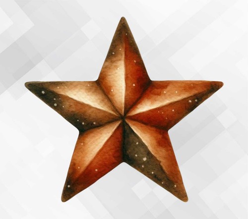 Barn star wall - star, vinyl