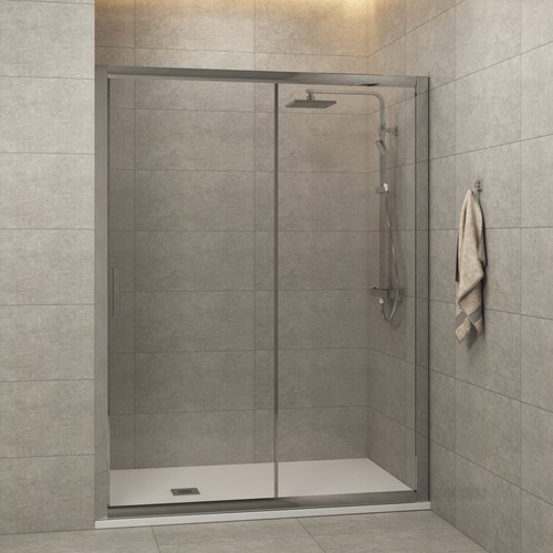 Sliding shower enclosure - sliding, door