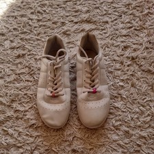 Girls white Cheer Shoes Size