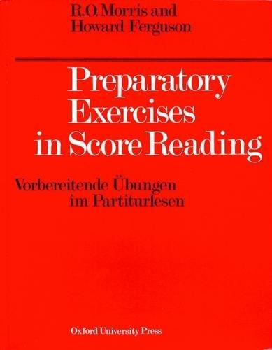Preparatory exercises score - preparatory, in
