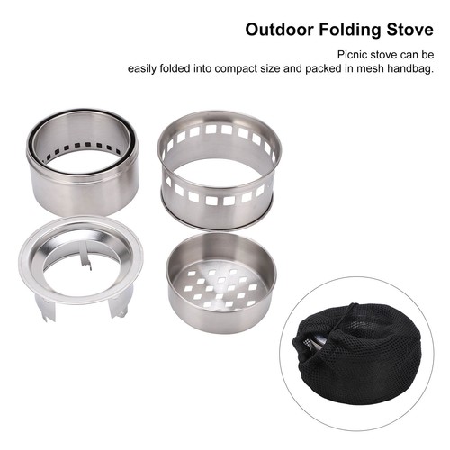 Folding outdoor camping stove - outdoor,
