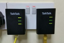 D-LINK DHP-308AV AV500 (Mini) PowerLine Adapters x 2 + Ethernet TalkTalk, BT etc