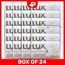 LUX Bright Impress Soap Bar Indulgent Skincare Face Hands & Body  80g Box of 24