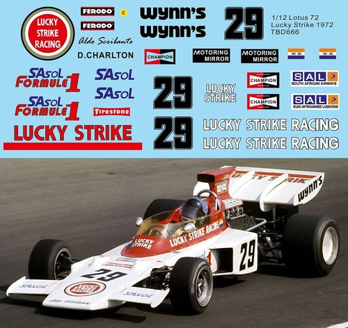 Decals for lotus 72 lucky - decals,