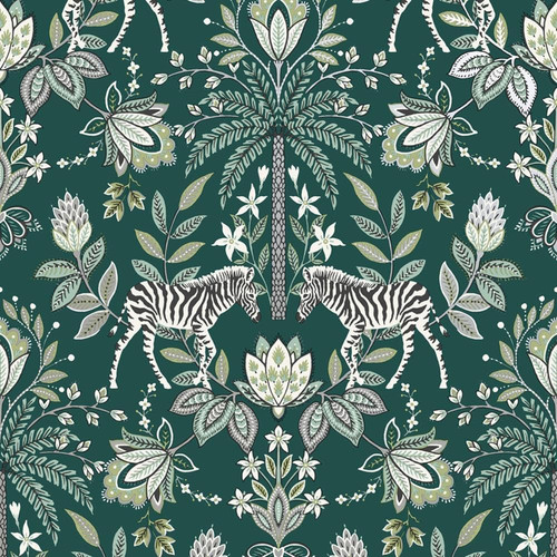 Etosha green wallpaper - green,