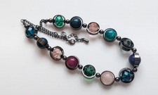 Multicolour Bead Glass  Boho Layering Disc Bead Marks And Spencer Necklace