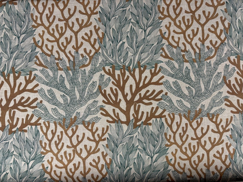 Seagrass linen fabric - seagrass, &