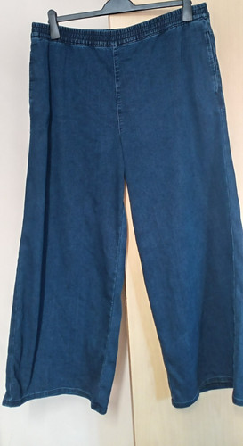Next wide leg trousers - trousers, navy