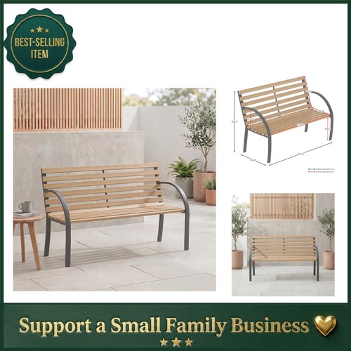 Durable slatted garden - slatted, bench