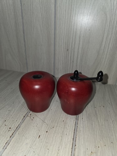 Vintage wooden apple shaped - vintage,