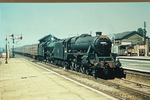 35mm slide steam loco class - slide,