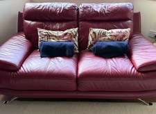3-Piece Leather Sofa Set –