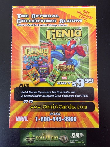 2003 marvel genio - genio, card