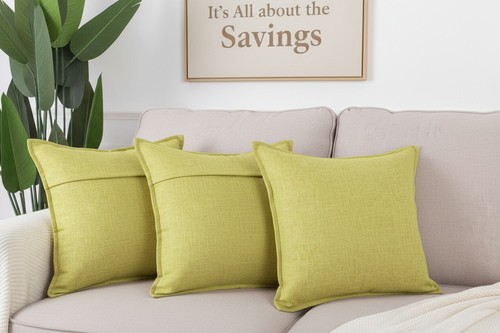 Set mustard green linen - of,