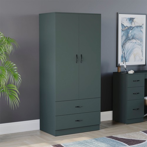 Modern wooden wardrobe door - wooden,