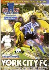 YORK CITY v Rushden 2001/2002 - Diamonds 1st ever game in the Football League!