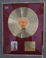 JOHNNY NASH  GOLD BPI AWARD -