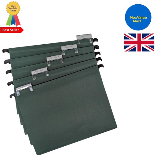 Organize with green manilla - with,