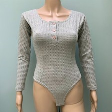 BNWT ladies grey dot bodysuit