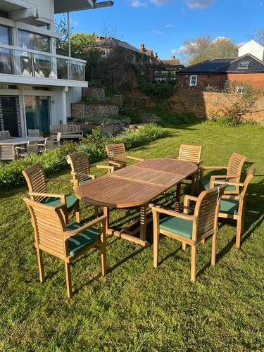Outdoor teak seater - seater, table