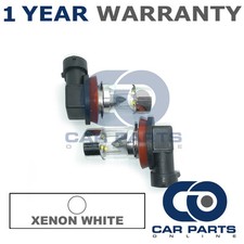 2X WHITE 6000K H11 4 CREE LED