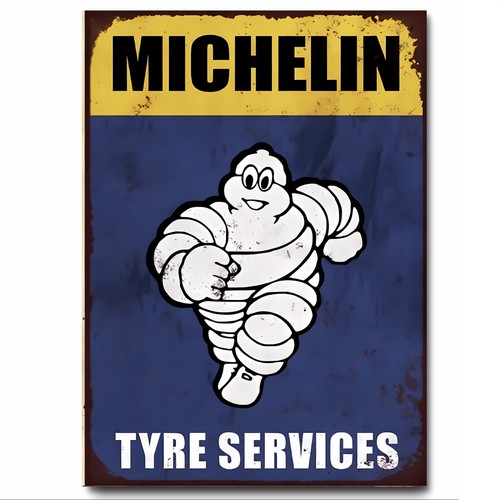 Michelin tyres retro garage - michelin,