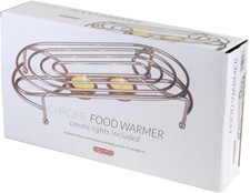 Chrome Food Warmer Double Oval