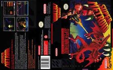 Super Metroid SNES Game Case Box + Cover Art Work Only (No Game)