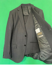 Men's Suit 3-Piece Wool Blend