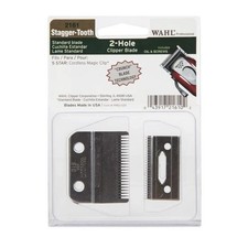 Wahl Magic Clipper Blade Stagger-Tooth 2 Hole Clipper Crunch Blade 2161