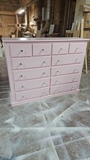 Handmade Pink 12 Drawer Chest