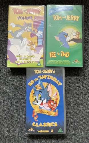 Tom jerry vhs video tapes - video,
