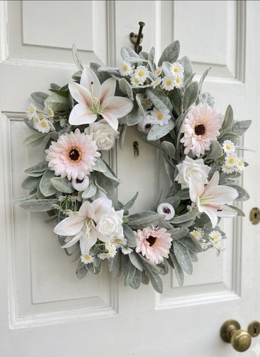 Handmade floral wreath 45x45 - handmade,