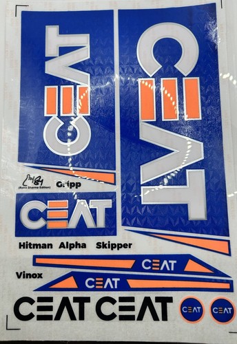 Ceat cricket bat sticker - cricket, 3d