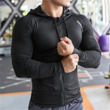 Elastic tight hoodies men - tight, men‘s