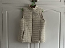 JOULES Womens White Snug Gilet