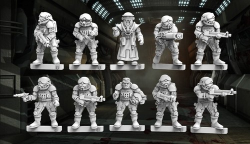 Spacefaring emperor marines - emperor, &