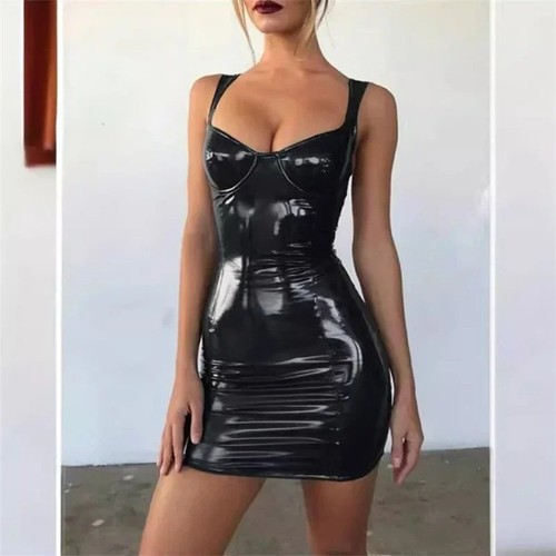 Women pvc faux leather mini - women's,