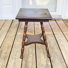 Small Antique Oak Side Table