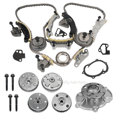 Water pump timing chain kit - pump,
