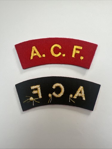 Acf cloth shoulder - shoulder, titles