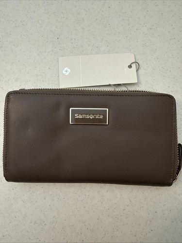 Samsonite leather zip around - leather,