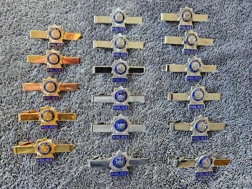 Police tie clips clasps - tie,