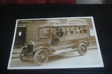 REAL PHOTO CLUN VALLEY MOTOR SERVICE  LUDLOW SHROPSHIRE  BUS SUPERB