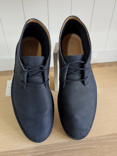 Clarks suede desert - suede, mens