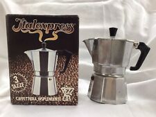 Vintage Italexpress Coffee Caffettiera 3 Tazze Pezz 