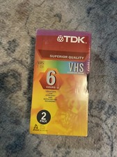 TDK VHS T-120 6 Hour Blank